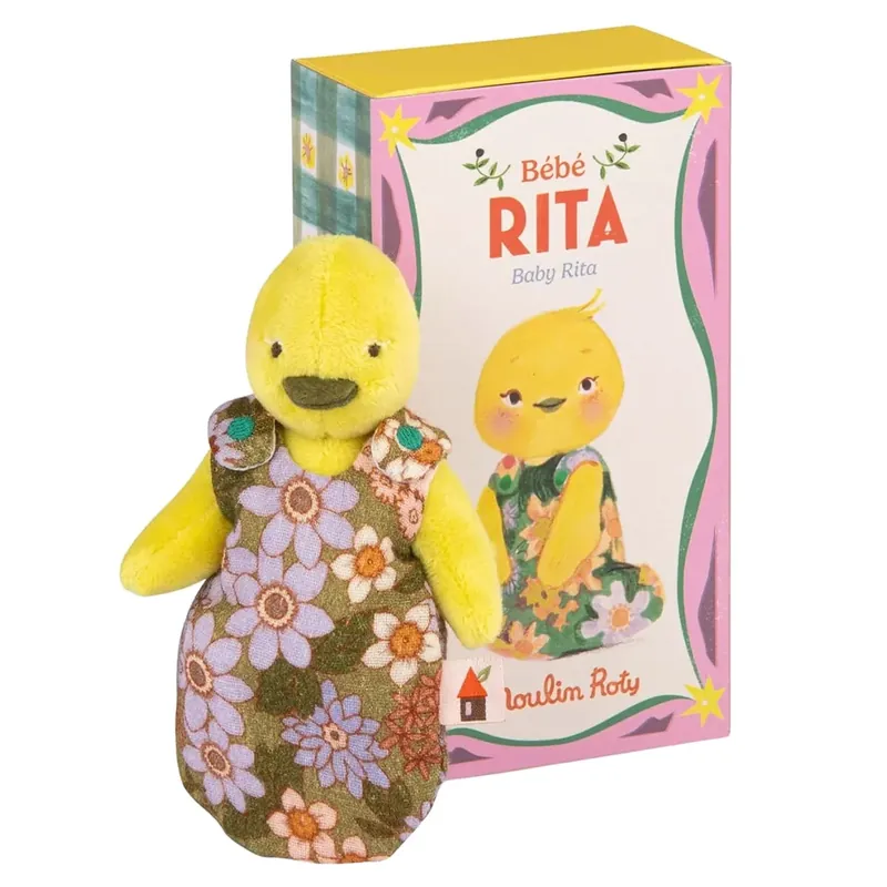 Moulin Roty Knuffel Baby Rita de eend in geschenkdoos, Les Minouchkas Koop Vandaag