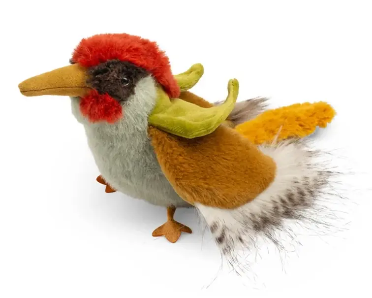 Veilige Betaling Moulin Roty Knuffel Vogel Specht, 'Tout autour du monde'