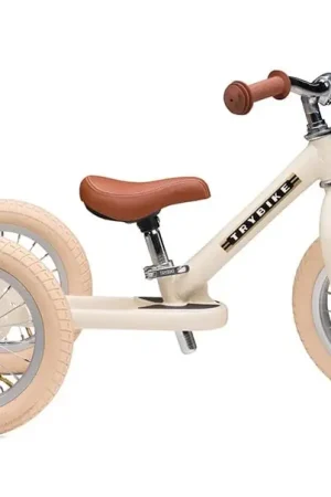 Aanbieding Trybike Steel 2-in-1 loopfiets Mat Vintage Cream