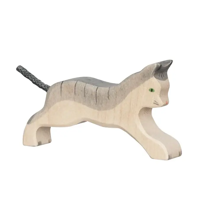 Meest Verkocht Holztiger Houten Poes Lopend