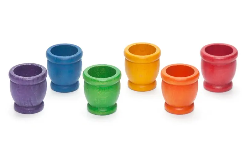 Grapat 6 houten bakjes, Mates Gereduceerde Prijs