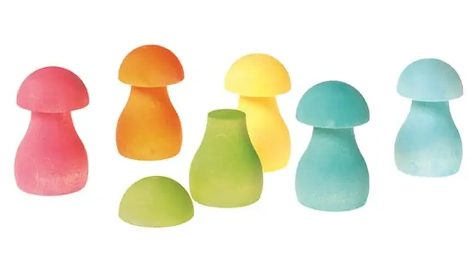 Finale Uitverkoop Grimm's paddenstoelen, 12-delig, Pastel