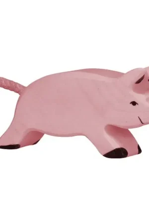 Holztiger Houten Big lopend roze Laatste Versie