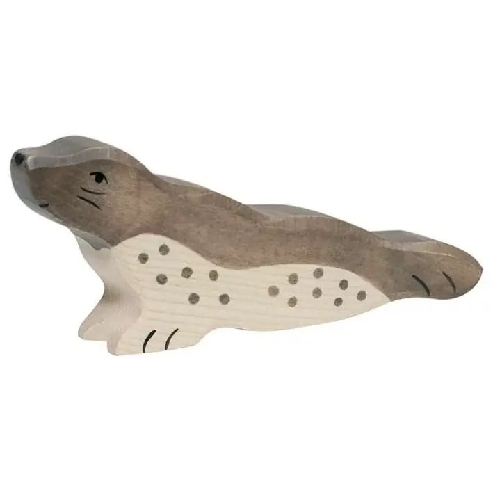Holztiger Houten Zeehond Direct Verzonden