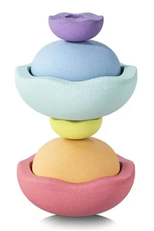 Stapelstein INSIDE rainbow pastel set 6-delig Betaalbaar