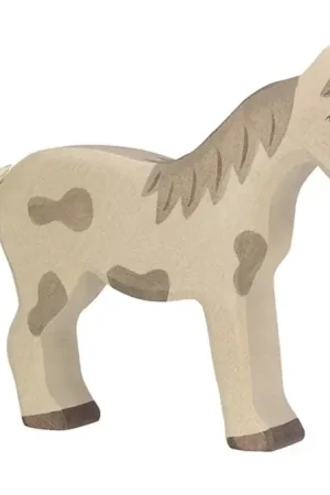 Holztiger Houten paard wit Dagaanbieding