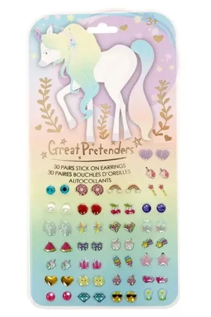 Op = Op Great Pretenders, Plakoorbellen Whimsical Unicorn, 60 stuks (30 paar)