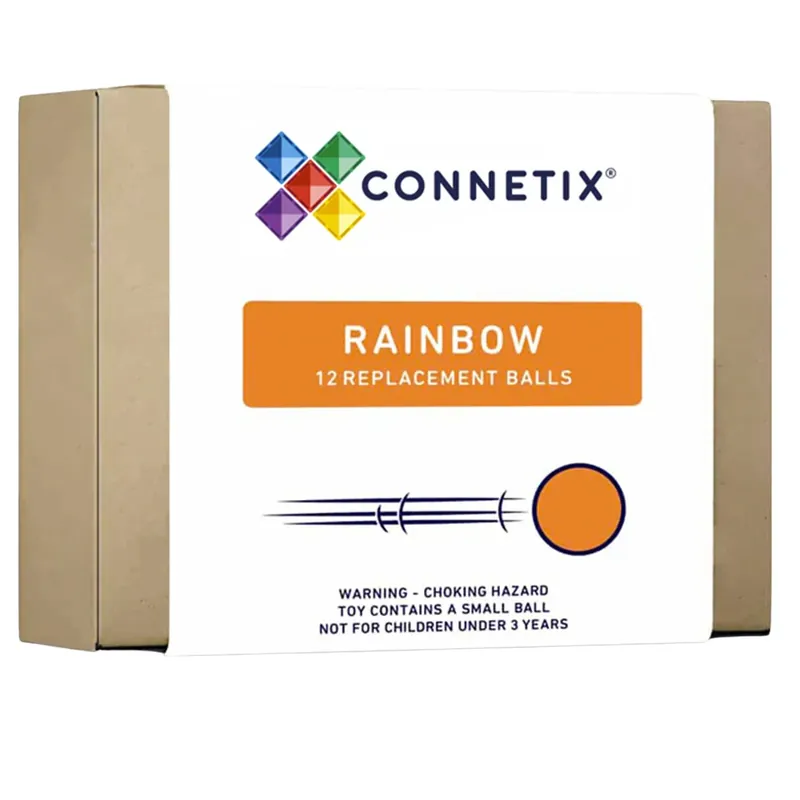 CONNETIX magnetische tegels rainbow - Ball pack - 12 stuks Seizoensaanbieding