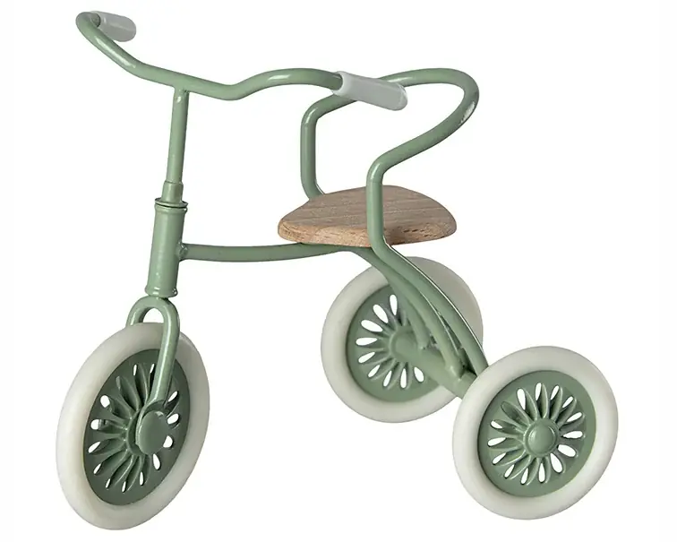 Gratis Retour Maileg Driewieler voor muizen, Abri à tricycle, groen