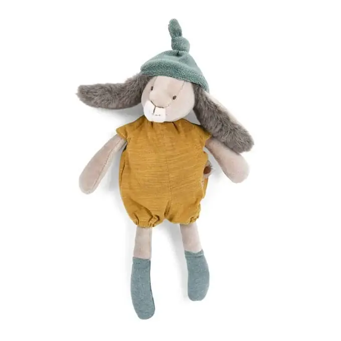 Gereduceerde Prijs Moulin Roty Knuffel Konijn Klein Oker 31cm, 'Trois Petits Lapins'