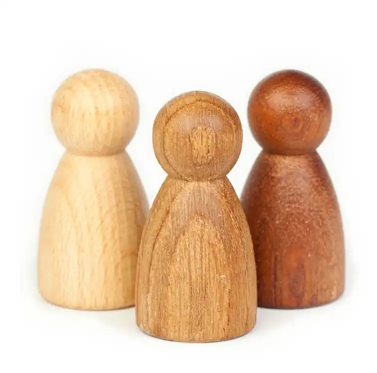 Actieprijs Grapat 3 Houten Nins poppetjes