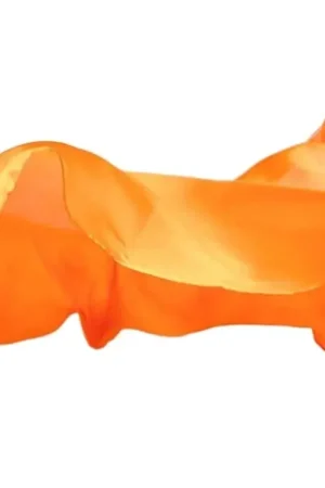 Premium Sarah's Silks Speelzijde, Oranje, 89 x 89 cm