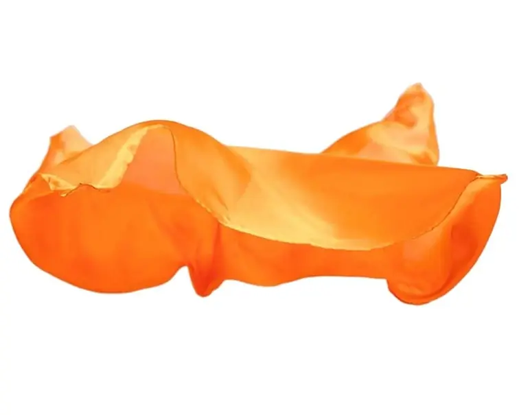 Premium Sarah's Silks Speelzijde, Oranje, 89 x 89 cm