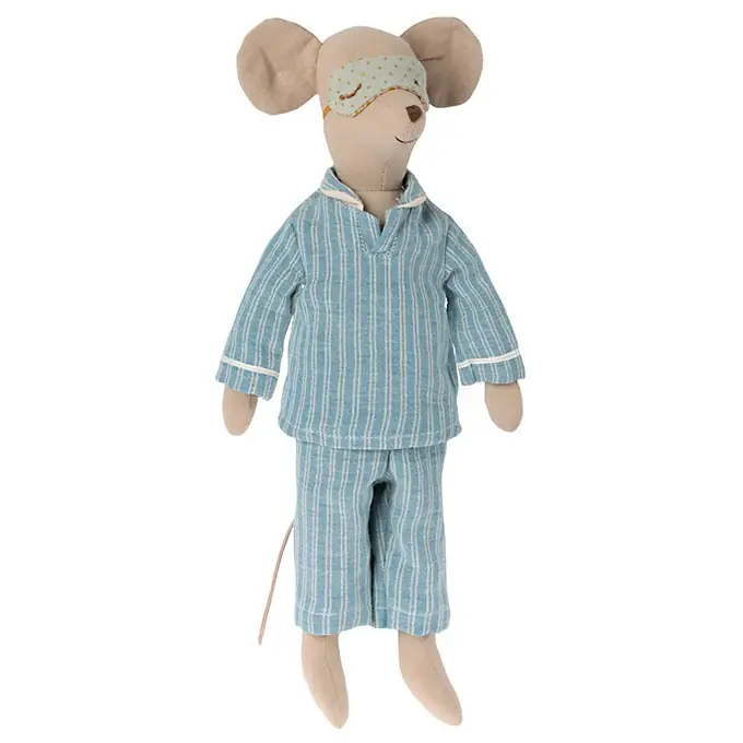 Maileg Muis, Medium mouse in Pyjamas, 34cm Meest Verkocht