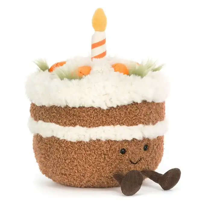 Jellycat Knuffel Taartje, Amuseables Carrot Cake Weekendaanbieding
