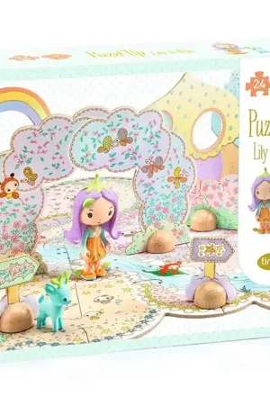 Gratis Retour Djeco Tinyly Puzzl'up Lily & Polo