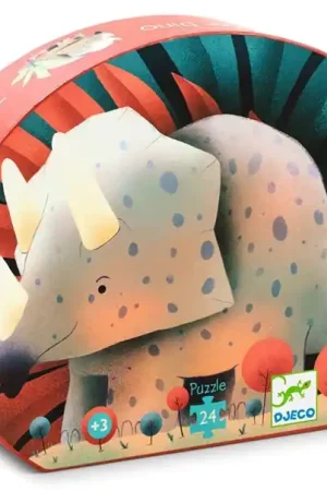 Uitverkoop Djeco puzzel Teo de Dino, 24 st, 42x30 cm