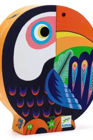 Voordeelprijs Djeco puzzel Coco de Toekan, 24 st, 42x30 cm