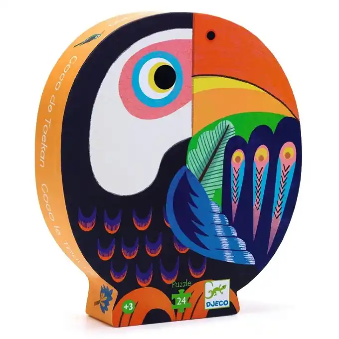 Voordeelprijs Djeco puzzel Coco de Toekan, 24 st, 42x30 cm