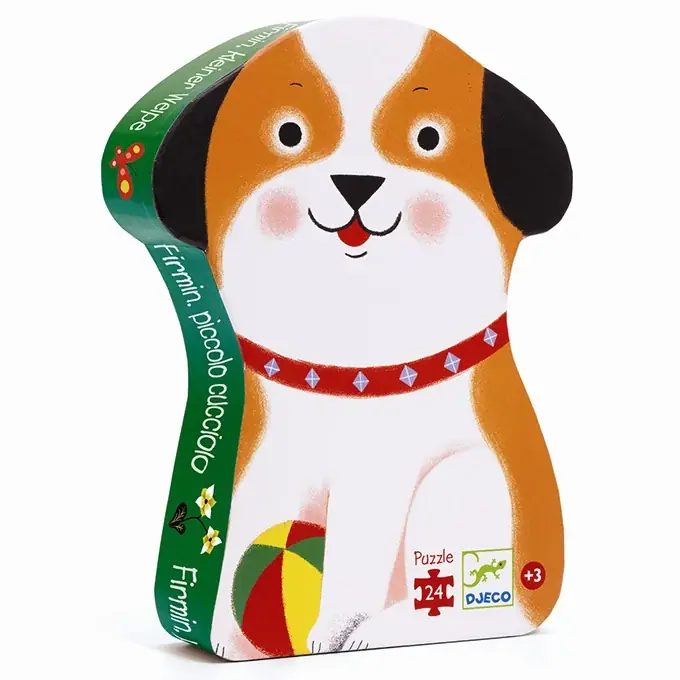 Djeco puzzel Little Puppy Firmin, 24 st, 42x30 cm Premium