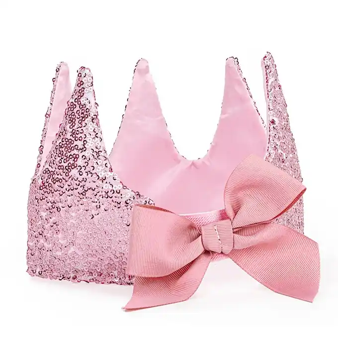 Shop Nu Great Pretenders, Prinsessen Kroon met pailletten Roze, Precious Pink Sequins Crown