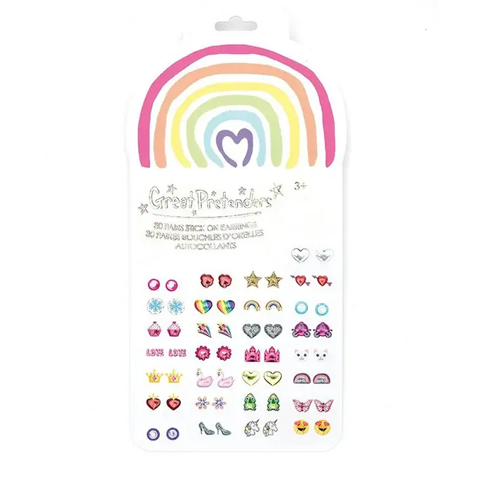 Laatste Kans Great Pretenders, Plakoorbellen Rainbow Love, 60 stuks (30 paar)