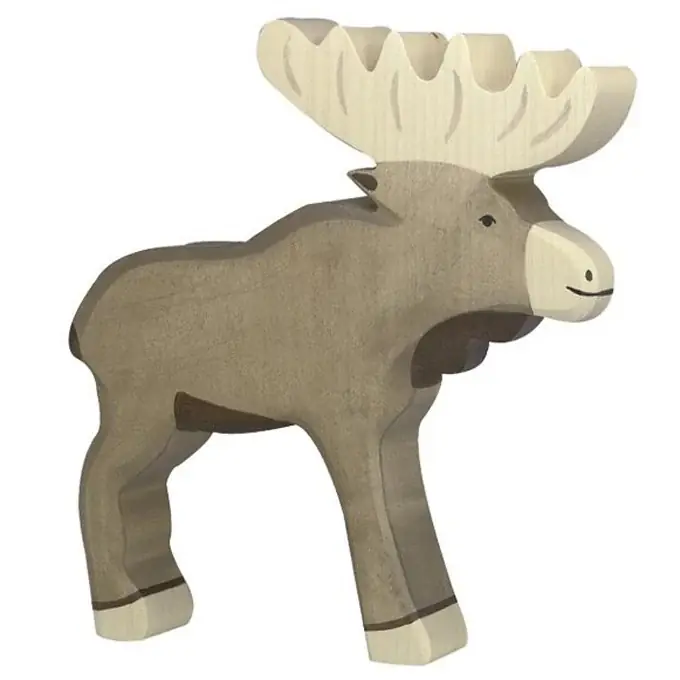 Tijdelijk Beschikbaar Holztiger Houten Eland