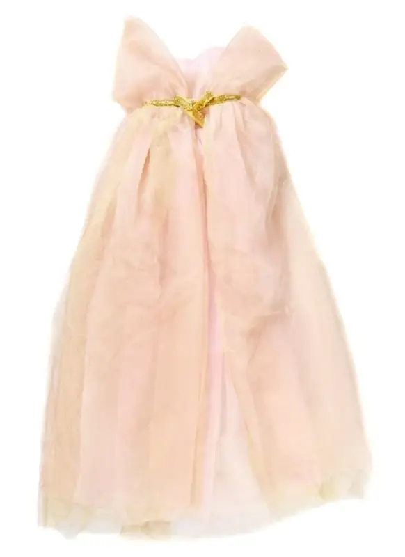 Great Pretenders, Prinsessen Cape Goud/roze, Royal Princess Cape, 5-7 jaar Direct Verzonden