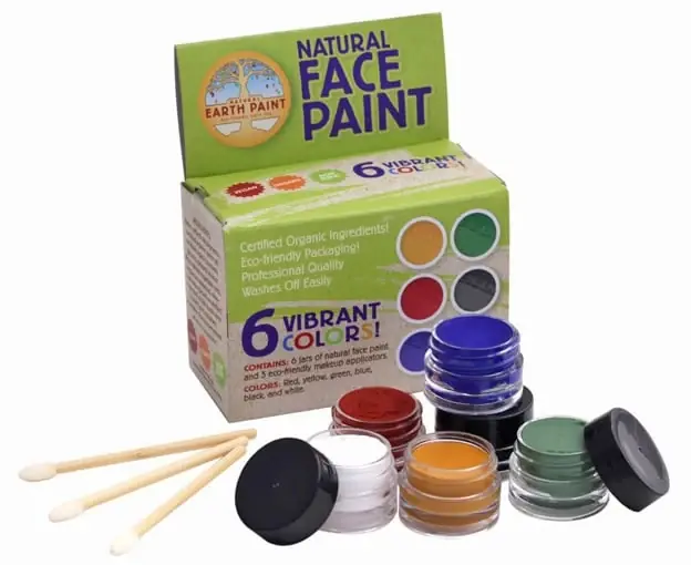 Bestseller Natural Earth Paint, Face Paint, Schminkset 6 kleuren