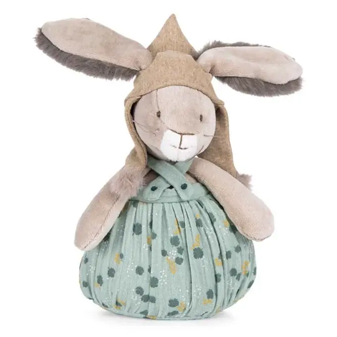 Finale Uitverkoop Moulin Roty Muziek Knuffel Konijn, 'Trois Petits Lapins'