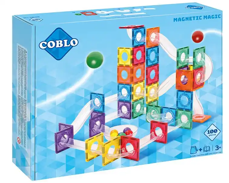 Coblo magnetische tegels knikkerbaan 100 stuks Actieprijs