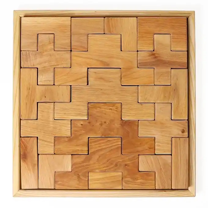 Korting Grimm's grote blokkenset, Naturel Trappen