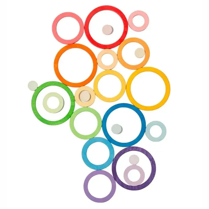 Grapat Ringen Set, Nest Rings, 24-delig Laatste Kans