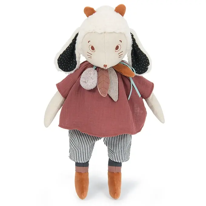 Actieprijs Moulin Roty Groot Knuffel Schaap Fenouil, Après la pluie