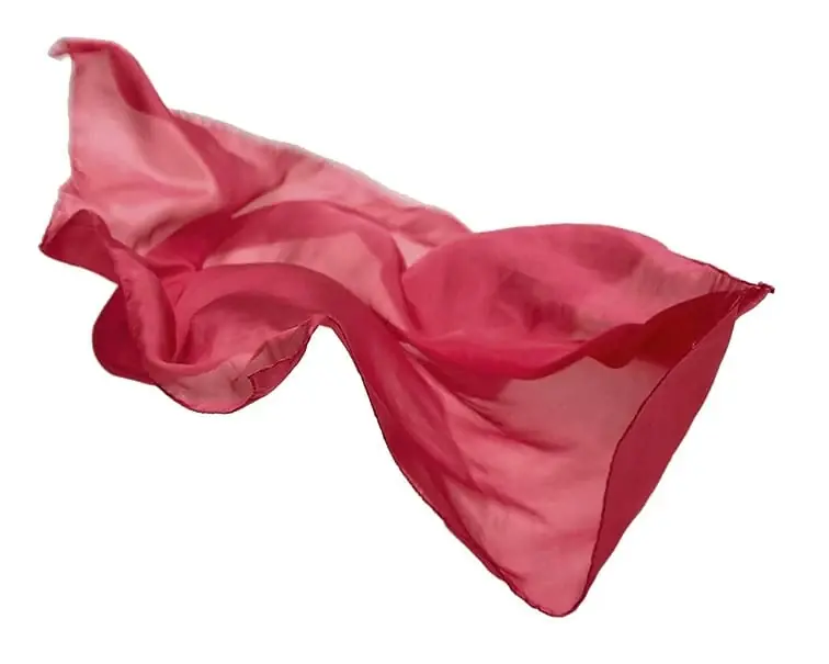 Populair Sarah's Silks Speelzijde, Roodviolet, 89 x 89 cm