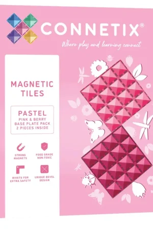 CONNETIX magnetische tegels - Base Plate pack - berry pink - 2 stuks Bestseller