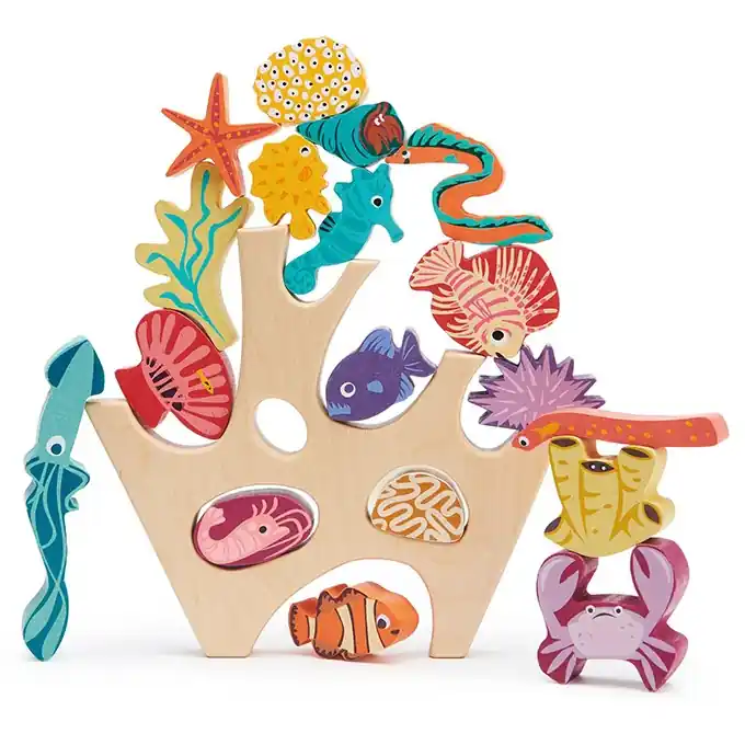 Stapeltoren Koraalrif - Tender Leaf Toys Goedkoop
