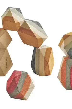 Plan Toys Stapelstenen, Geo Stacking Rocks Alleen Vandaag