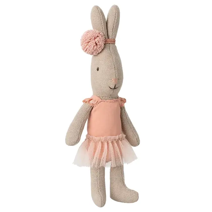 Aanbieding Maileg ballerina konijntje, Micro Rabbit Ballet, Rose, 14 cm