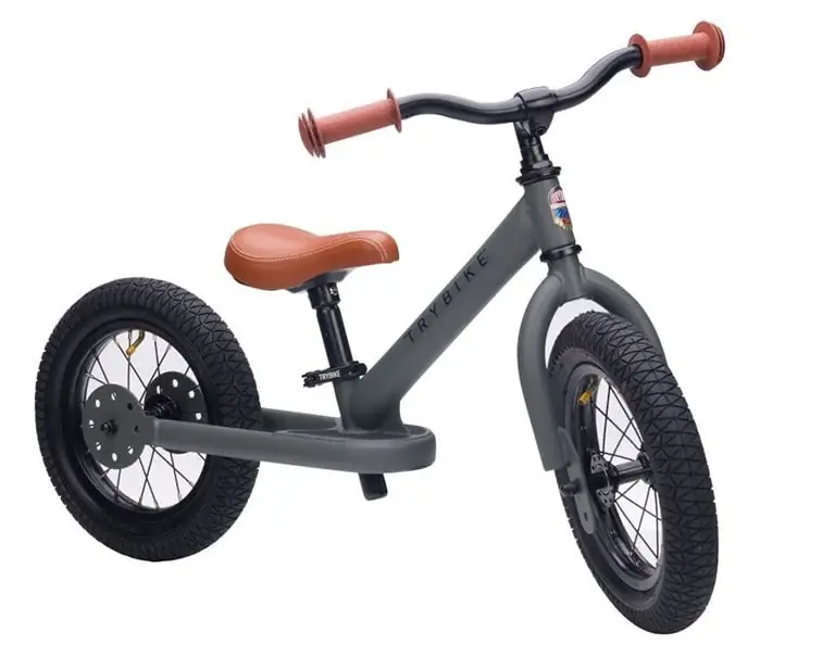 Trybike Steel loopfiets Mat Vintage Grijs Nieuw