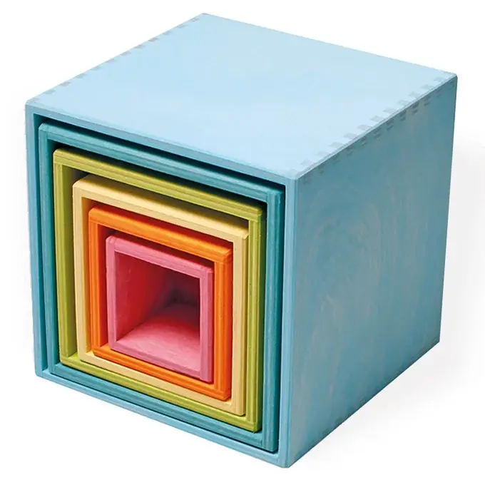 Betrouwbaar Grimm's Stapelkisten 6-delig, Pastel