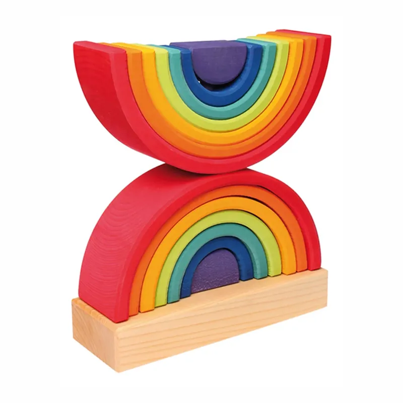 Grimm's houten Stapeltoren Dubbele Regenboog Hete Deal