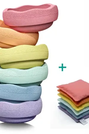 Stapelstein Pastel set plus Pittenzakjes Laatste Versie