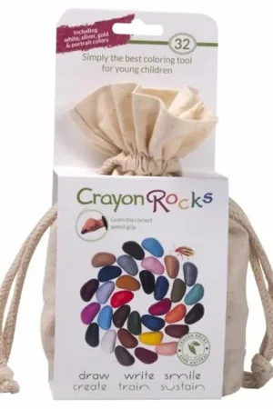 Nieuw Crayon Rocks, 32 kleuren in katoenen zakje