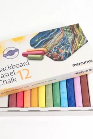 Mercurius Art Makes Sense Bordkrijtjes in 12 kleuren Merkproduct