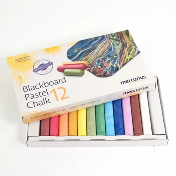Mercurius Art Makes Sense Bordkrijtjes in 12 kleuren Merkproduct