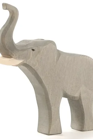 Alleen Vandaag Ostheimer Houten Olifant Mannetje Trompetterend