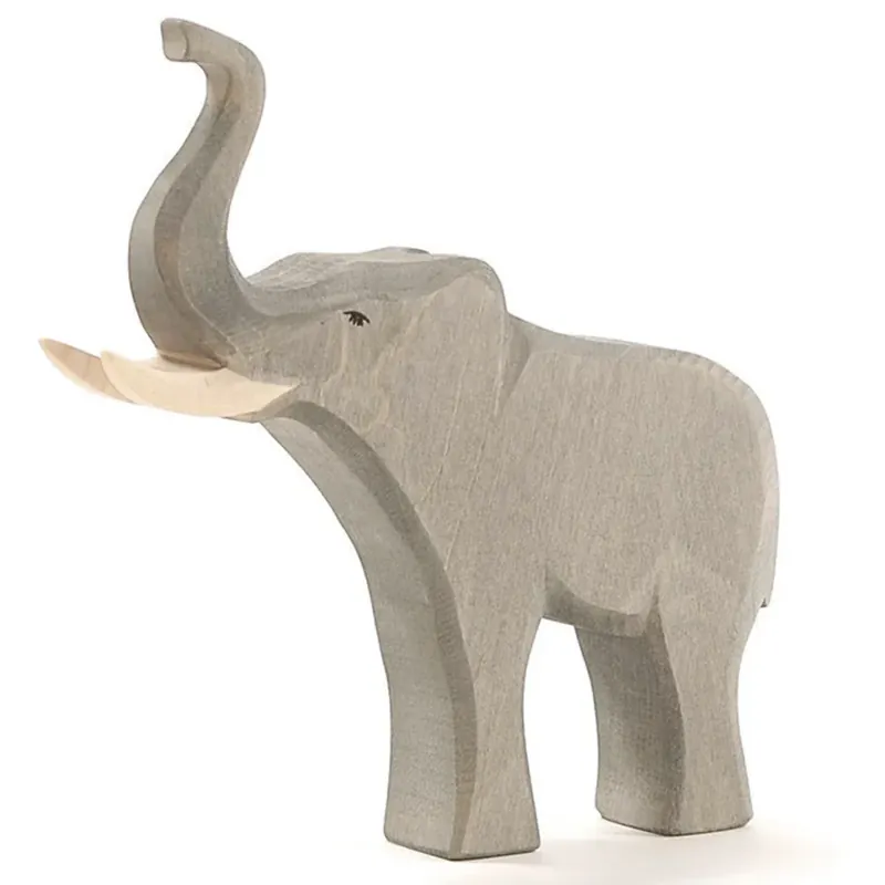 Alleen Vandaag Ostheimer Houten Olifant Mannetje Trompetterend
