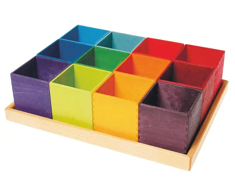 Favoriet Grimm's houten Sorteerbakjes, 12 bakjes