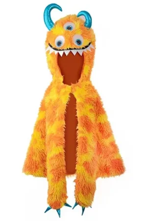 Direct Beschikbaar Great Pretenders, Giggle the Monster Cape met grote Wiebelogen, 4-6 jaar